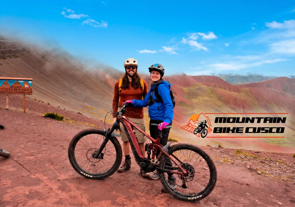 rainbow mountain - red valley ebiking tour